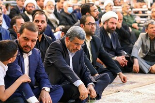 عکس| حضور احمدی‌نژاد در افتتاحیه مجلس خبرگان