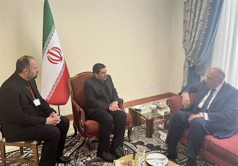 رایزنی وزیر خارجه مصر با سرپرست ریاست جمهوری و سرپرست وزارت امور خارجه ایران