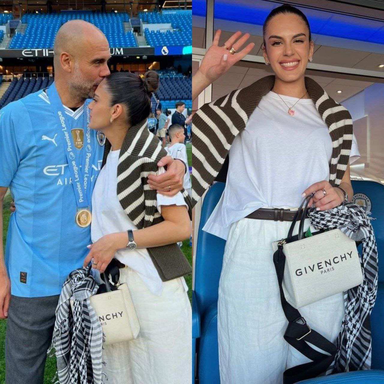 عکس| همدردی غیرمستقیم دختر گواردیلا با فلسطین