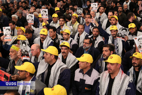 گزارش تصویری I مراسم بزرگداشت شهدای خدمت با حضور مقام معظم رهبری در حسینیه امام خمینی(ره)