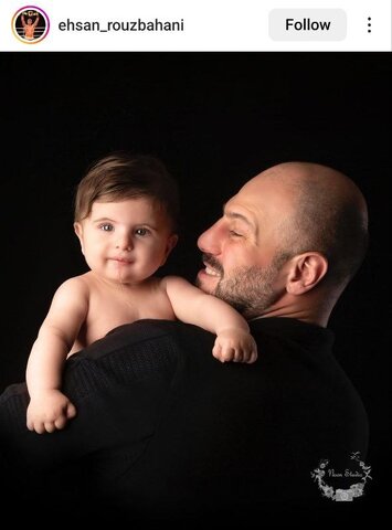 عکس| تصویری از احسان روزبهانی و پسرش