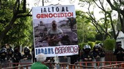 اعتراضات در مقابل سفارت رژیم صهیونیستی در مکزیک به خشونت کشید