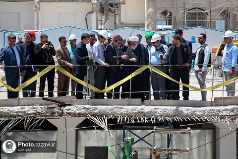 تولیت آستان قدس رضوی از دو پروژه مهم و در دست انجام بازدید کرد