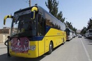 اعزام زائران اهل خراسان رضوی حرم امام خمینی(ره) با ۲۸۹ اتوبوس به تهران
