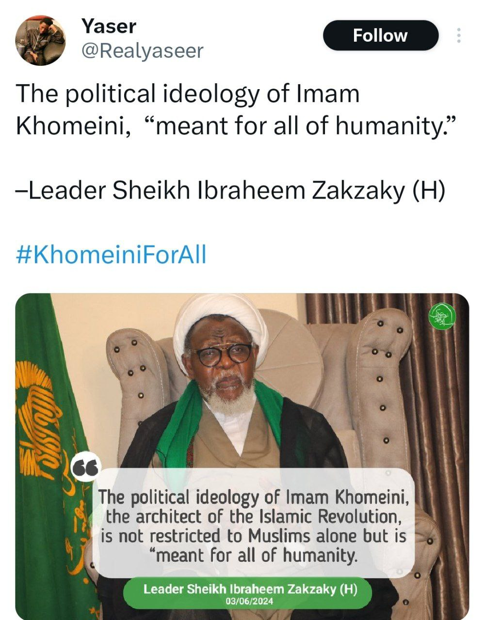 «امام خمینی برای همه» در بین غیرایرانیها ترند شد +تصاویر