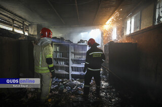 گزارش تصویری I آتش سوزی در رستوران پدیده شاندیز