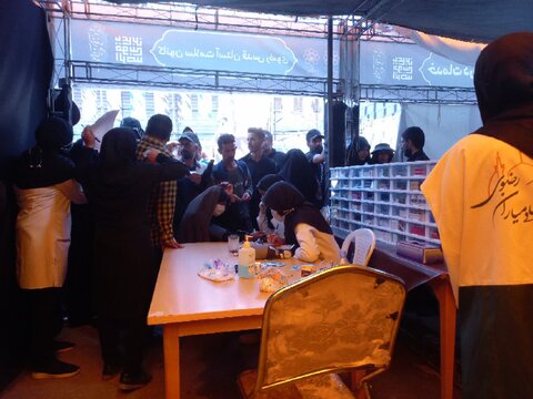 نذر جهادی خادمان رضا(ع) برای طلب شفا