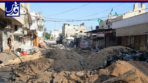 تخریب خیابان‌های جنین توسط بولدوزرهای اسرائیلی