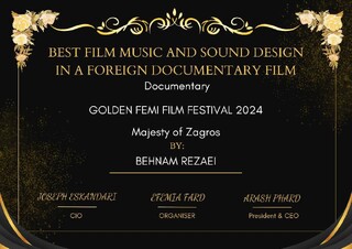 جایزه جشنواره «گلدن فمی» بلغارستان برای بهزاد عبدی