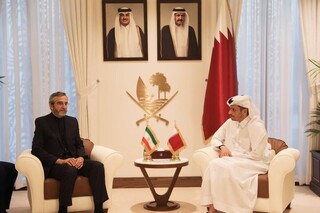 علی باقری با وزیر خارجه قطر دیدار کرد