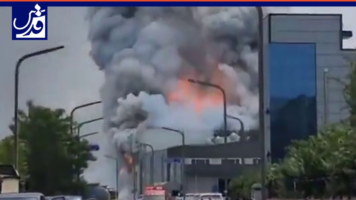فیلم|  آتش‌سوزی کارخانه باتری لیتیومی در کره جنوب با دست‌کم ۲۰ کشته