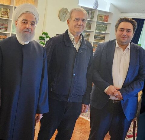 عکس| جدیدترین تصاویر از دیدار حسن روحانی و مسعود پزشکیان