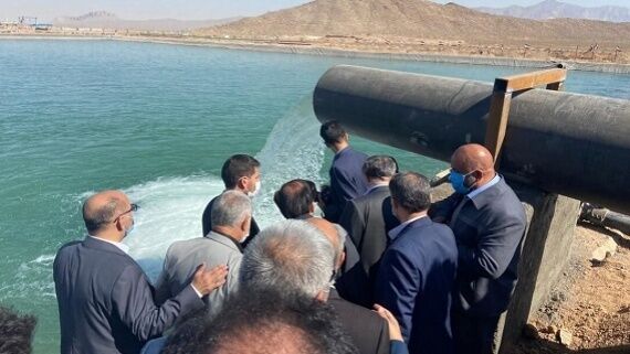نخستین شهر غیرساحلی ایران به‌ آب خلیج فارس متصل شد
