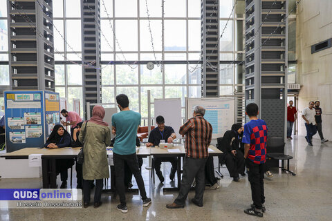 گزارش تصویری I شعبه اخذ رأی  انتخابات چهاردهمین دوره ریاست جمهوری در روزنامه قدس