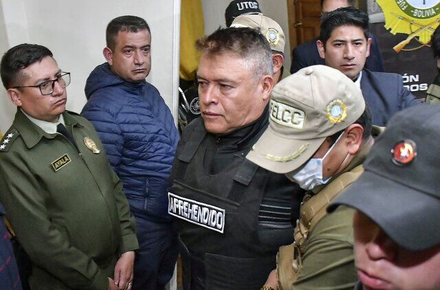فرمانده سابق ارتش بولیوی به خاطر کودتا فعلا به ۶ ماه حبس محکوم شد