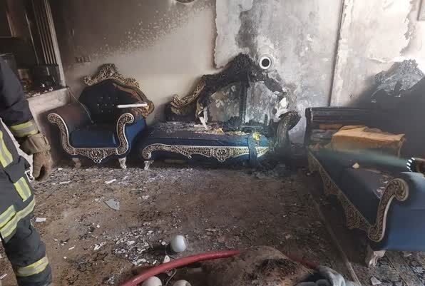 آتش سوزی منزل مسکونی در مشهد یک مصدوم برجای گذاشت