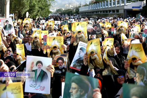 مراسم چهلم شهید جمهور در مشهد