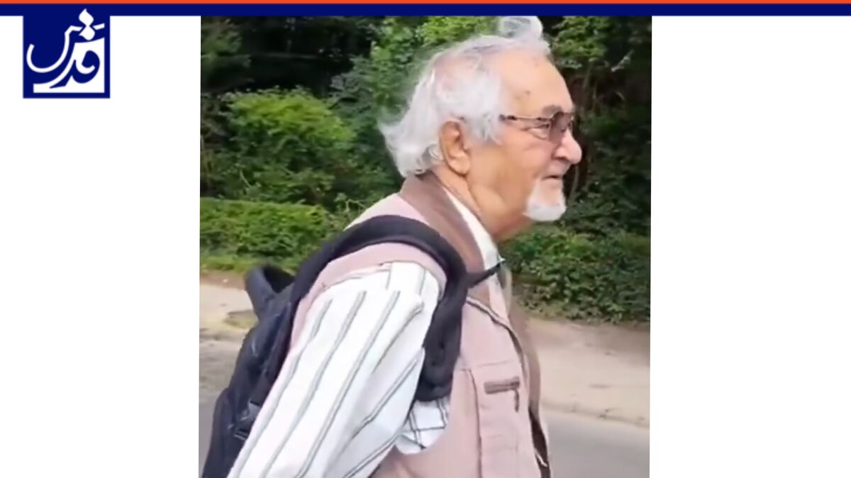 فیلم| تصاویر ناراحت کننده از آزار پیرمردی توسط مخالفین ایران!
