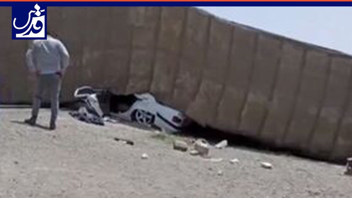 فیلم|  پرس شدن خودروی پژو پارس زیر تریلی در جاده گرمسار!