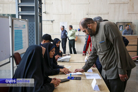گزارش تصویری I شعبه اخذ رأی مرحله دوم انتخابات چهاردهمین دوره ریاست جمهوری در روزنامه قدس