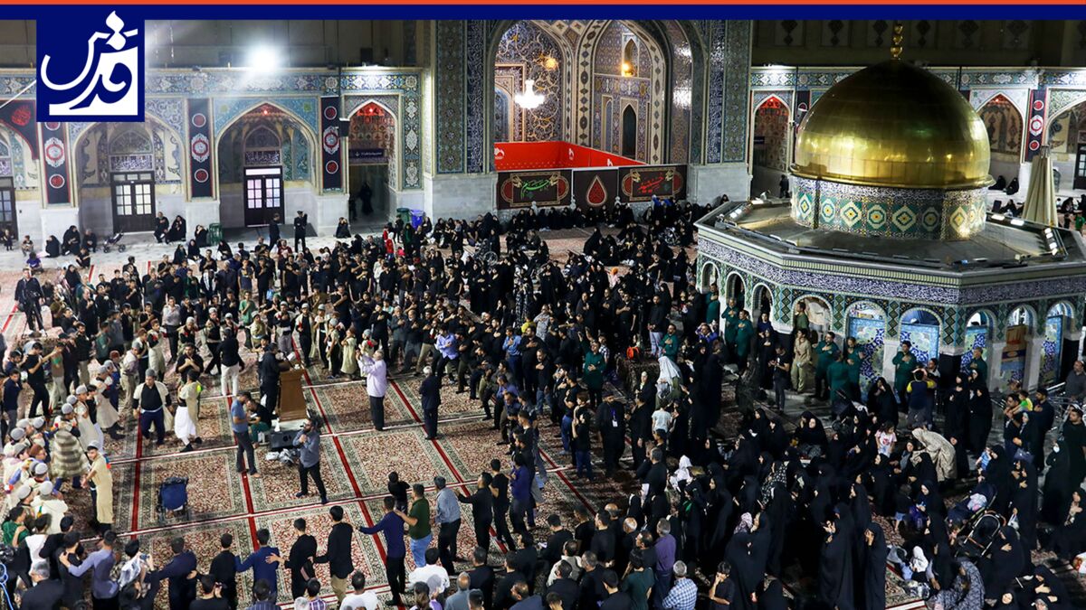 فیلم| عزاداری هیئت‌های مذهبی استان بوشهر در حسینیه حرم