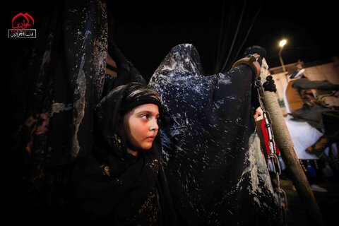 کاروان نمادین اسیران کربلا در کاظمین