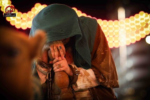 کاروان نمادین اسیران کربلا در کاظمین