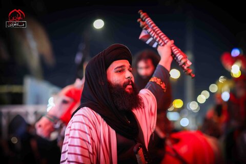 کاروان نمادین اسیران کربلا در کاظمین