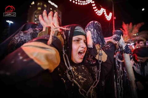 کاروان نمادین اسیران کربلا در کاظمین