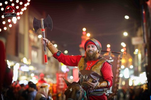 کاروان نمادین اسیران کربلا در کاظمین