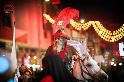 کاروان نمادین اسیران کربلا در کاظمین