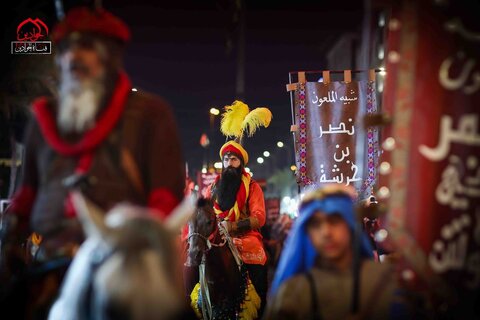 کاروان نمادین اسیران کربلا در کاظمین