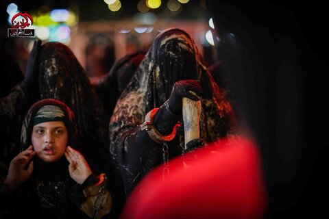 کاروان نمادین اسیران کربلا در کاظمین