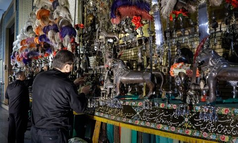 علمی که نماد دلدادگی به حسین(ع) است