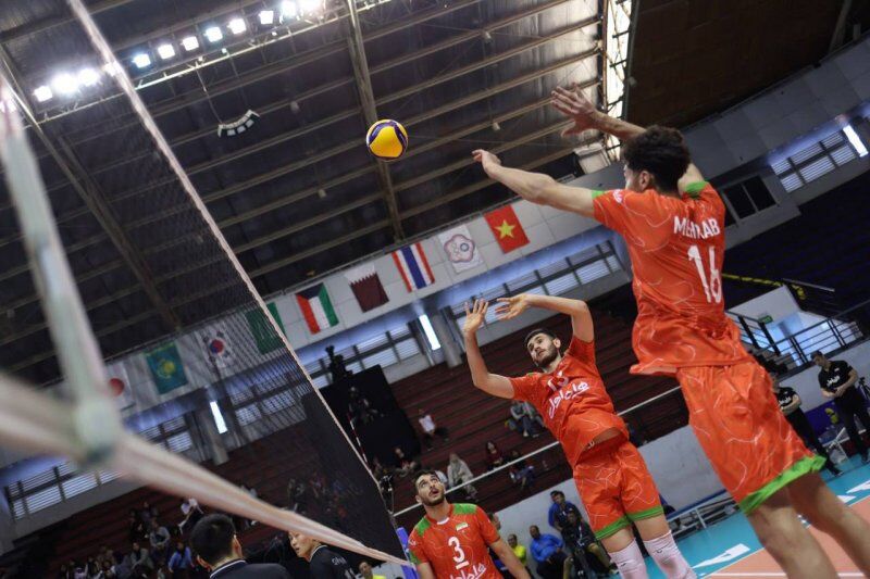 والیبال قهرمانی مردان زیر ۲۰ سال ۲۰۲۴ آسیا؛ ایران با شکست کره جنوبی به نیمه نهایی رسید