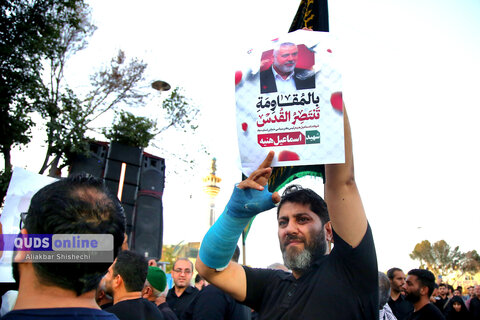 گزارش تصویری | اجتماع دانشجویی و مردمی در محکومیت اقدامات رژیم صهیونیستی در به شهادت رساندن شهید دکتر اسماعیل هنیه