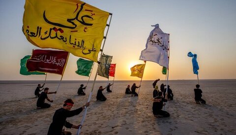 پیاده روی اربعین از راس البیشه بصره