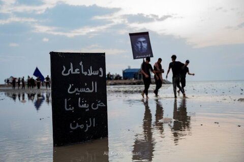 پیاده روی اربعین از راس البیشه بصره