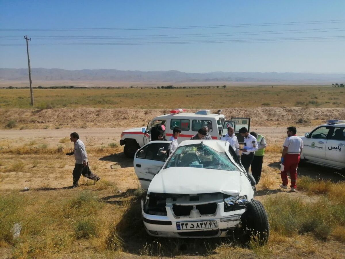 واژگونی سمند ۴ مصدوم برجای گذاشت 