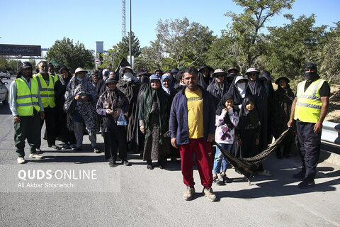 گزارش تصویری I  زائران پیاده امام رضا علیه السلام