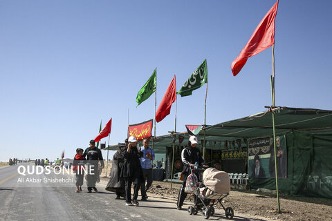 گزارش تصویری I  زائران پیاده امام رضا علیه السلام