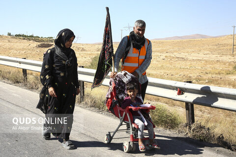 گزارش تصویری I  زائران پیاده امام رضا علیه السلام