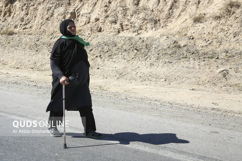 گزارش تصویری I  زائران پیاده امام رضا علیه السلام