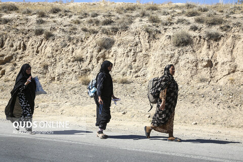 گزارش تصویری I  زائران پیاده امام رضا علیه السلام