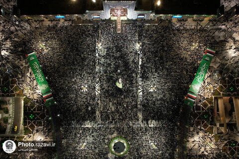 جلوهای باشکوه از همنشینی قرآن و عترت در حرم مطهر رضوی