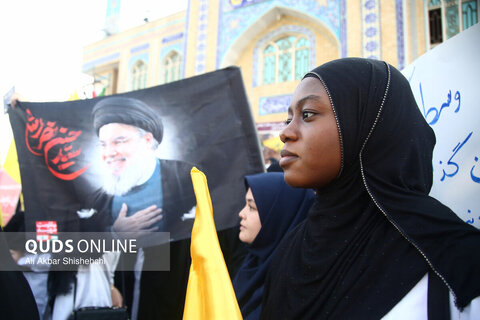 گزارش تصویری | تجمع کادر درمان مشهد مقدس برای اعزام به لبنان