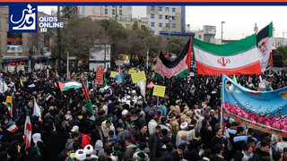 فیلم | حال و هوای دانش‌آموزان مشهدی در راهپیمایی باشکوه ۱۳ آبان