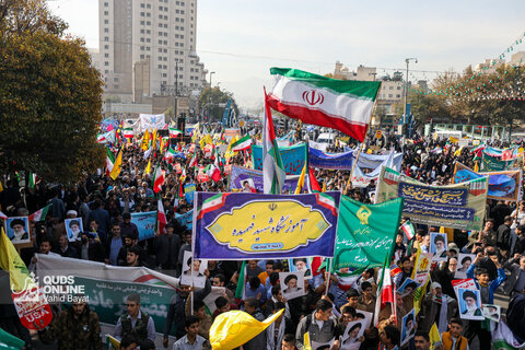 گزارش تصویری I راهپیمایی 13 آبان در مشهد