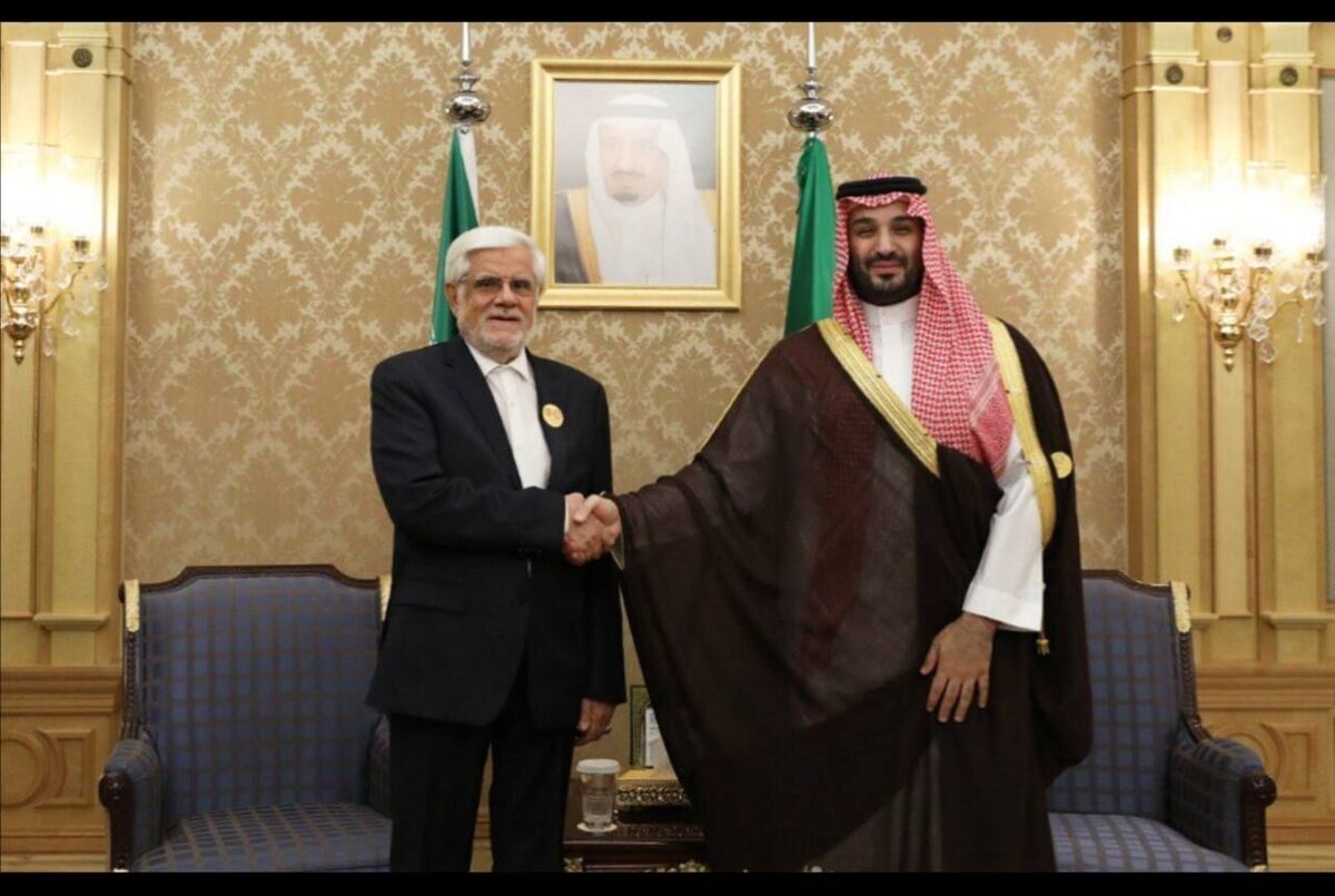 عارف در دیدار بن‌سلمان: همکاری ما اسرائیل را ناکام می‌کند
