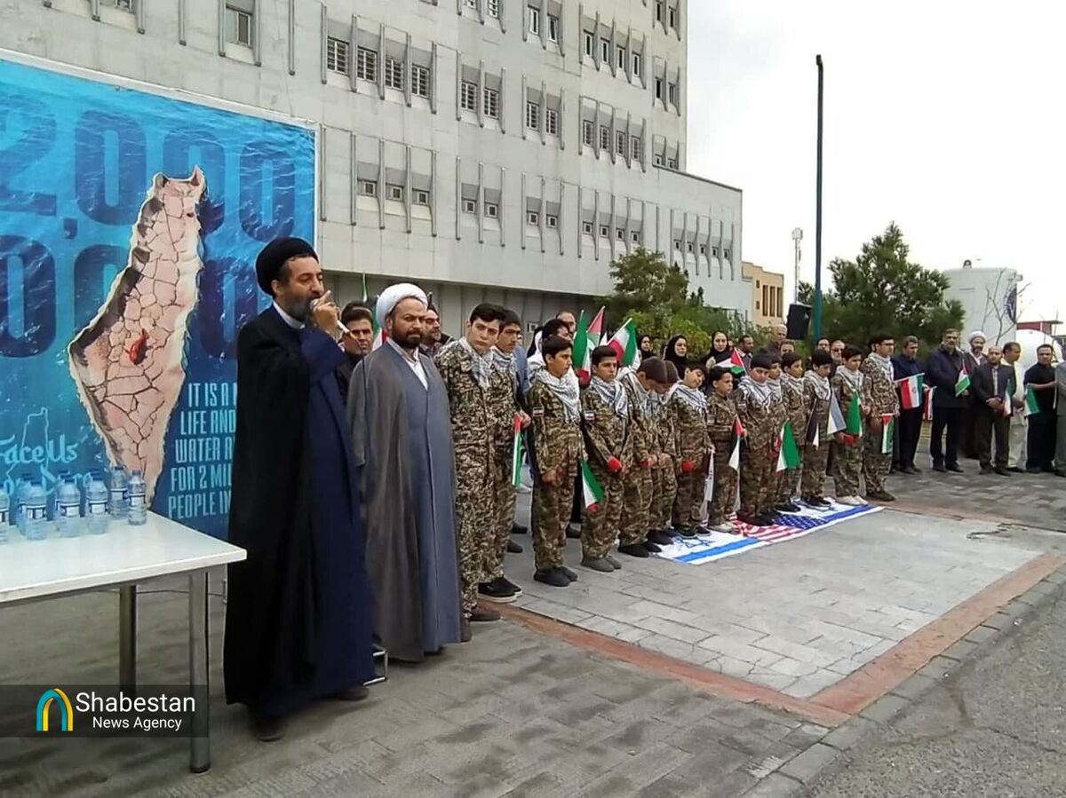 جشن تولد متفاوتِ بچه‌های مسجد با یاد و نام فلسطین